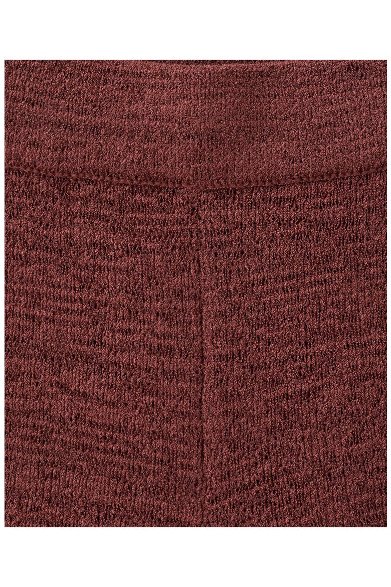 Fitted Knit Shorts, Alternate, color, BURNT ORANGE