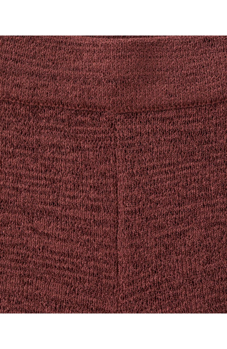 MANGO Fitted Knit Shorts, Alternate, color,