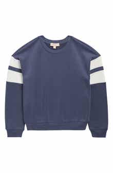 Kids' Athlete Stripe Cloud Sweatshirt