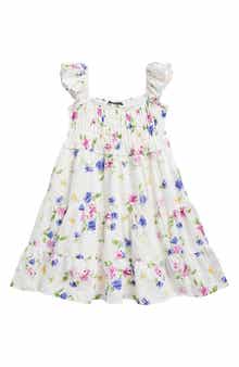 Kids' Floral Eyelet Dress