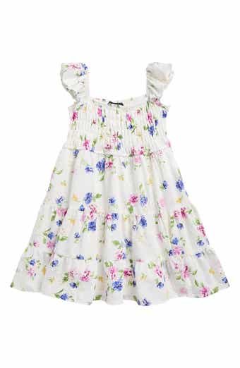 Kids' Floral Eyelet Dress