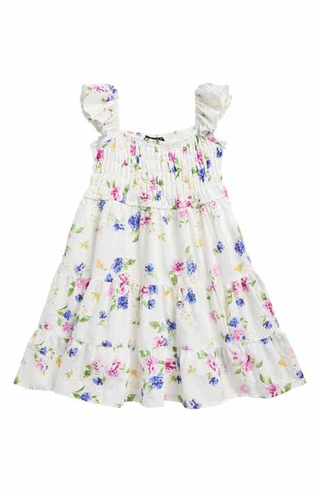 Kids' Floral Eyelet Dress