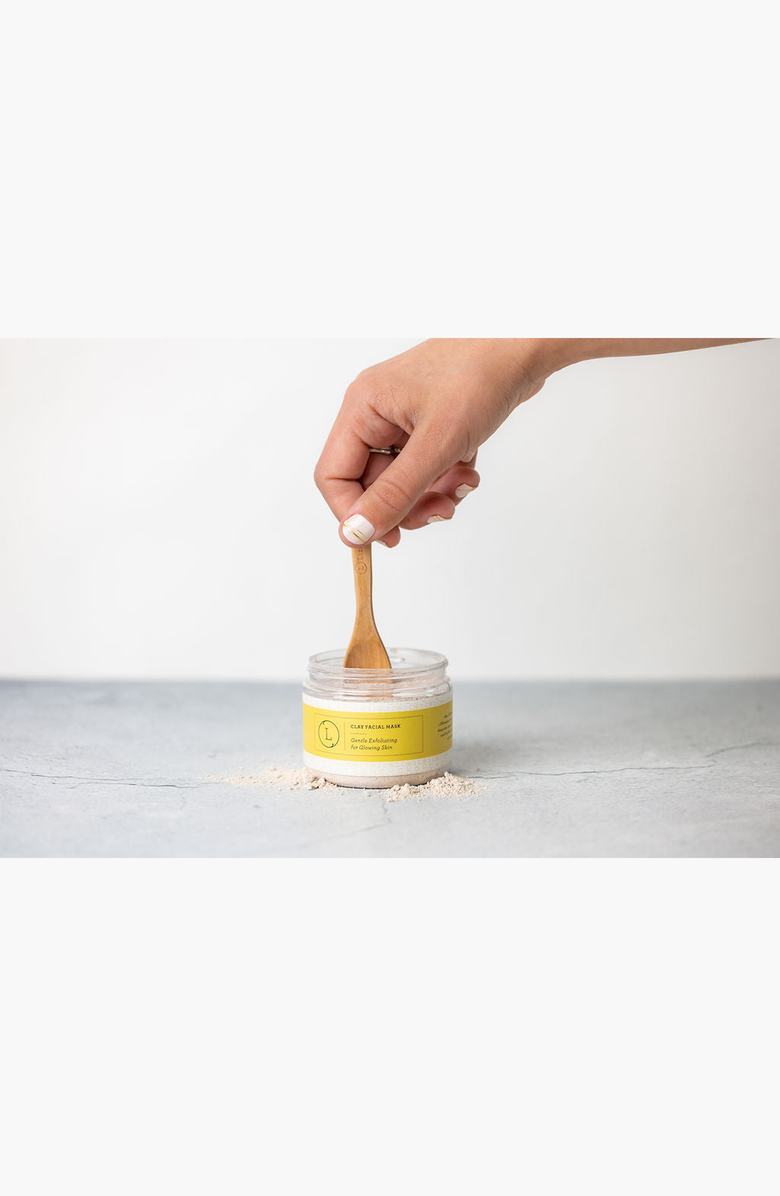 Lizush Natural Clay Facial Mask Exfoliating Mask Glowing Skin Mask, Alternate, color, NO COLOR