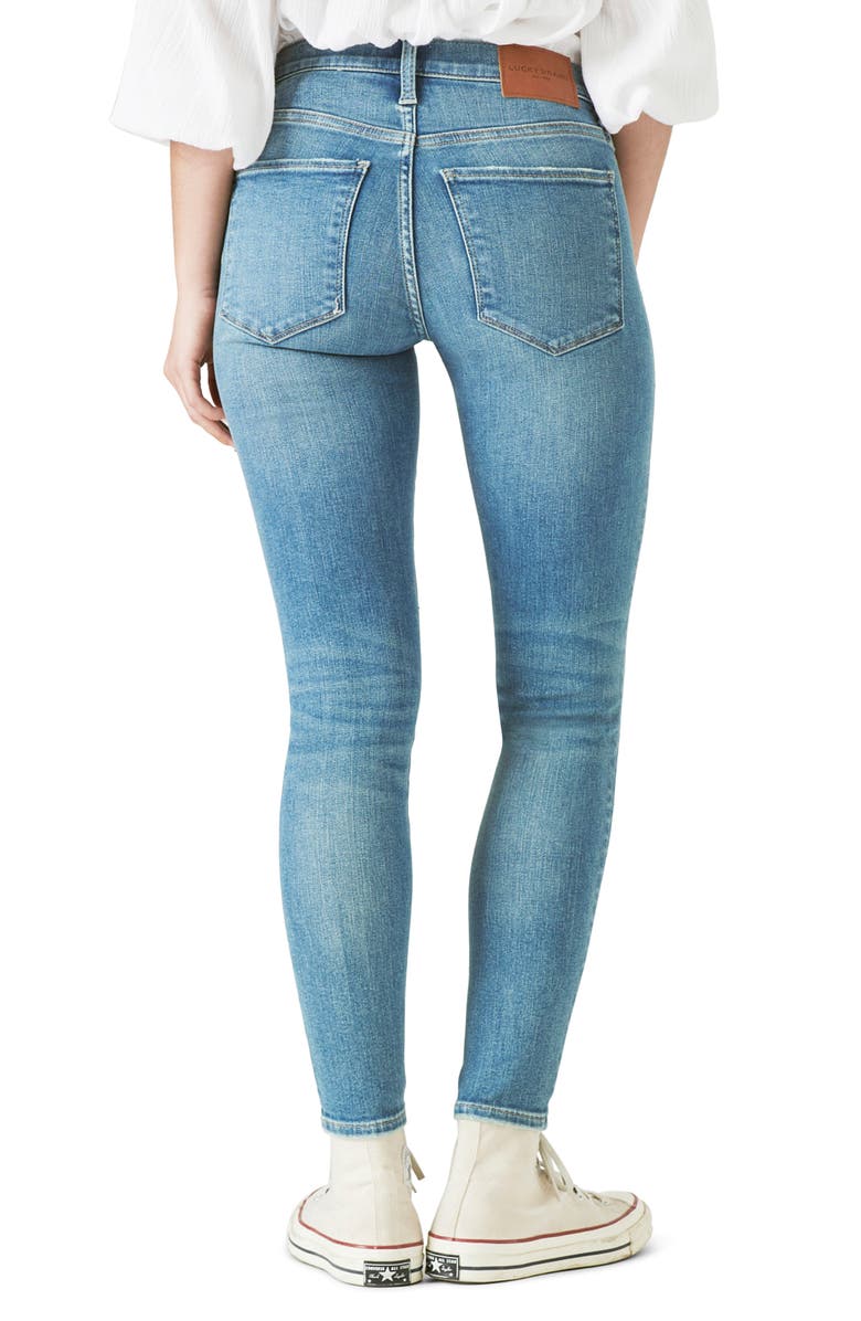 Lucky Brand Ava Skinny Jeans, Alternate, color, 