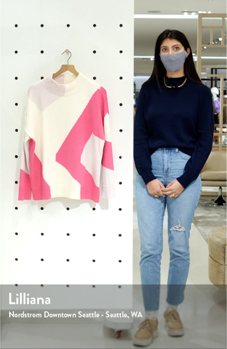 Mod Intarsia Knit Sweater, sales video thumbnail