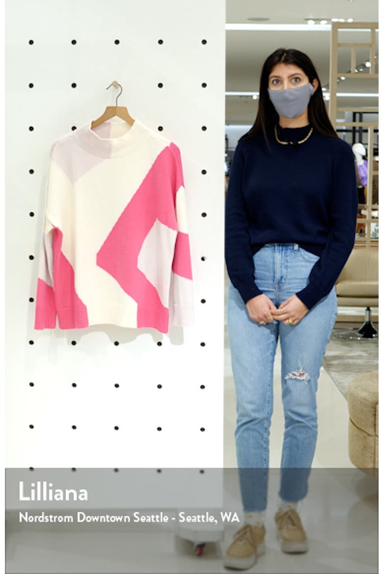 Mod Intarsia Knit Sweater video