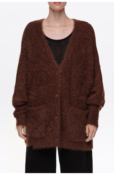 Long Fur Cardigan