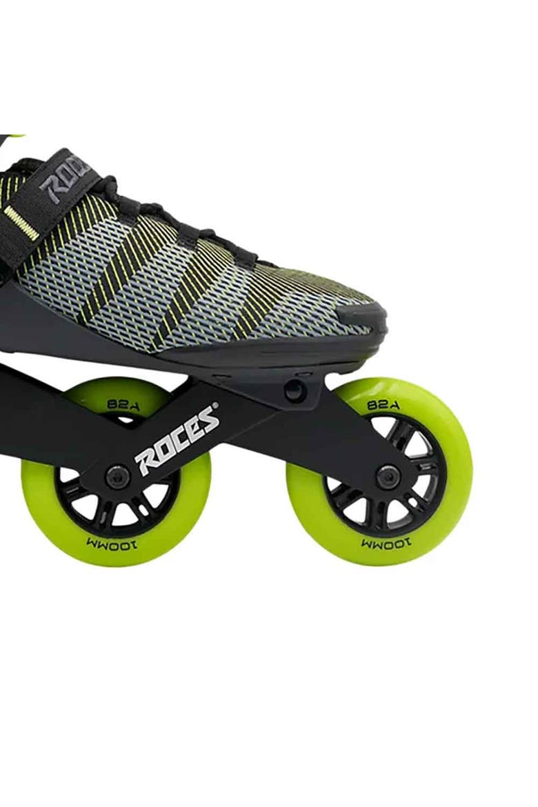 R-EVO 100 Mens Inline Skates, Alternate, color, Black/Lime
