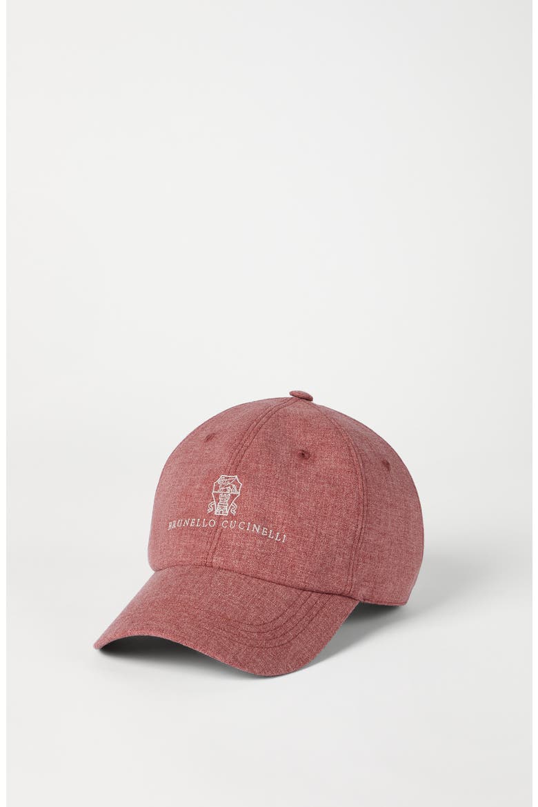 Baseball cap with embroidery, Alternate, color, Coral