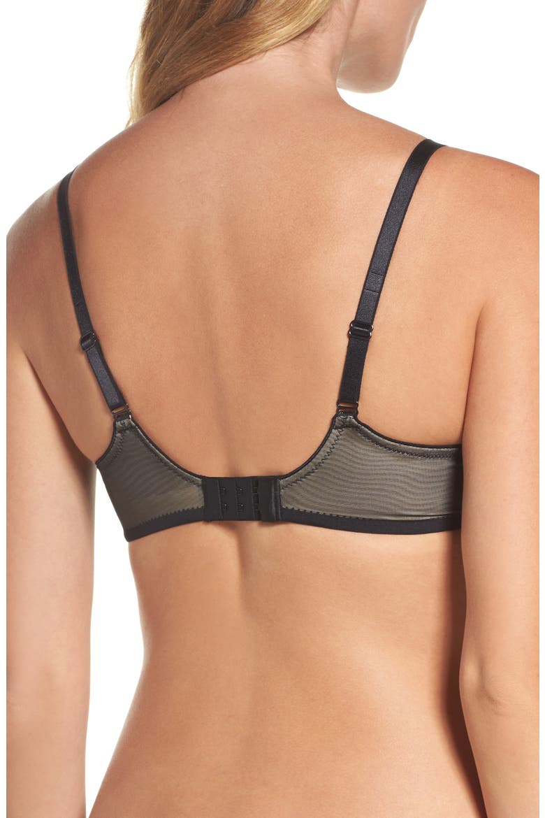 Revele Moi Perfect Fit Underwire Bra, Alternate, color, BLACK/ NUDE