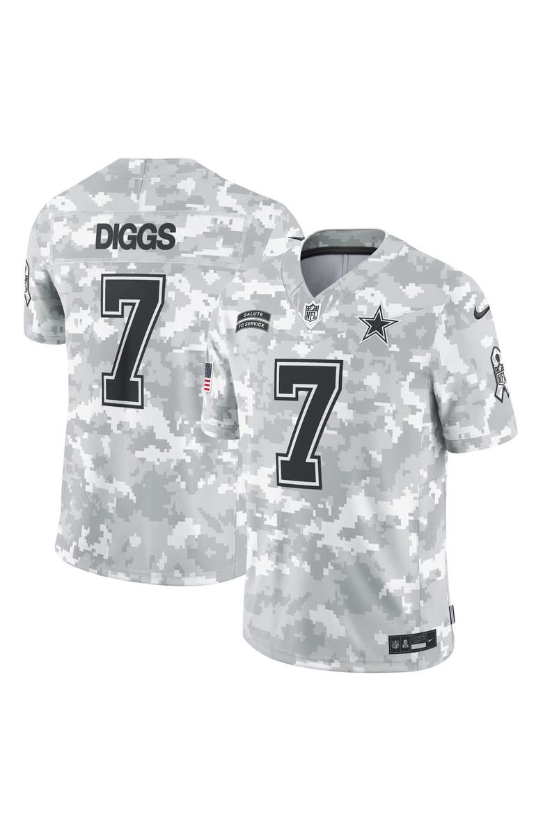 Nike Men's Nike Trevon Diggs Arctic Camo Dallas Cowboys 2024 Salute to Service Limited Jersey, Alternate, color,