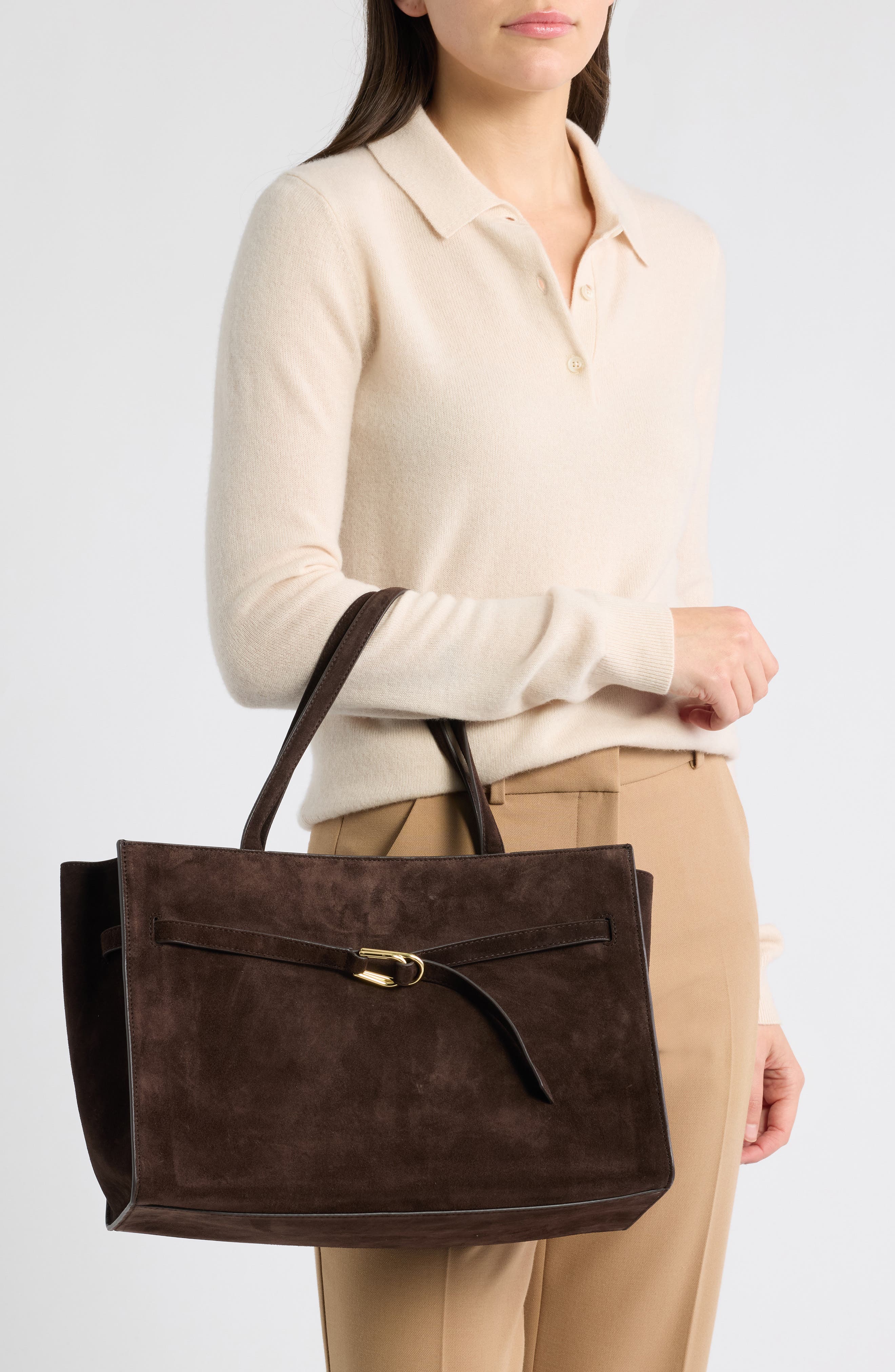 Aidan Suede Tote, Alternate, color, TMORO