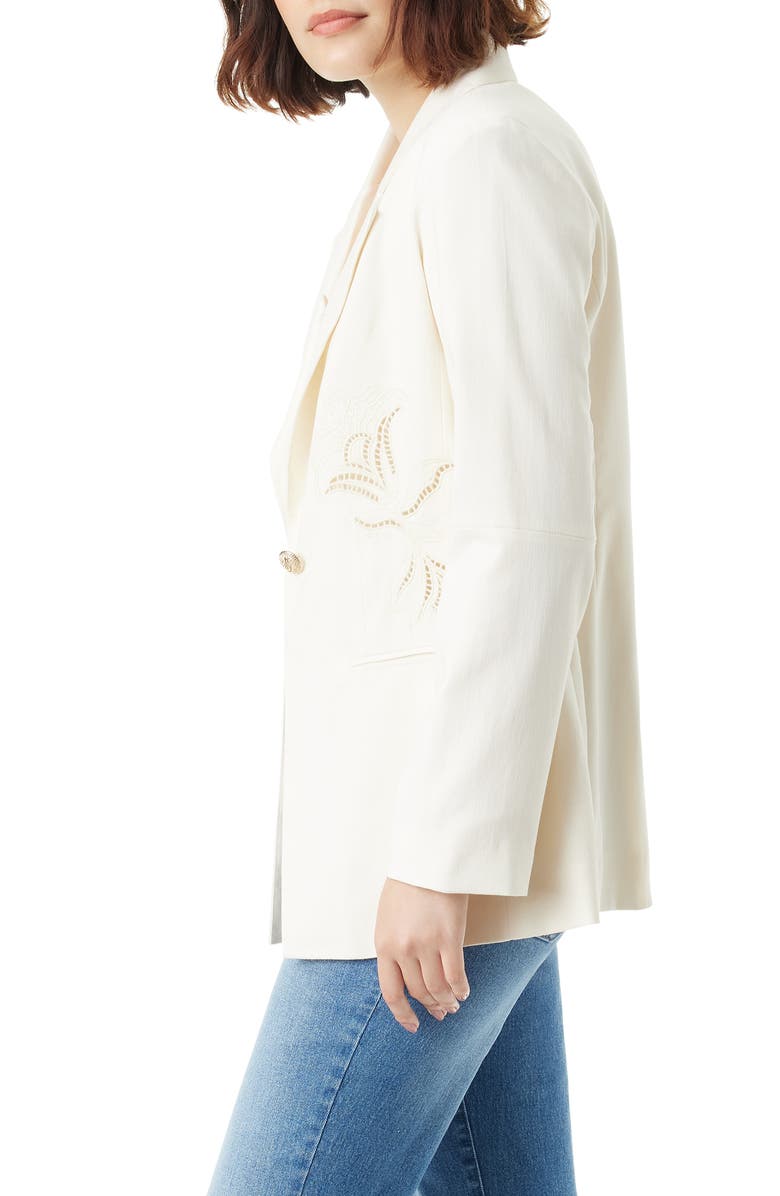 Sam Edelman Sire Embroidered Fit & Flare Blazer, Alternate, color,