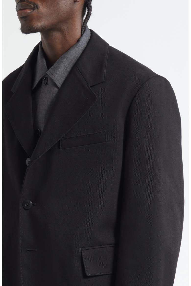 Tailored Single Breasted Workwear Jacket, Alternate, color, BLACK