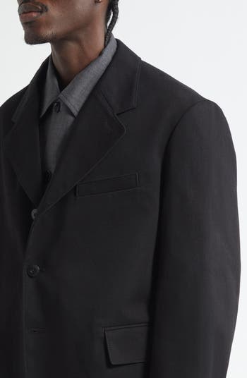 Lemaire Tailored Single Breasted Workwear Jacket | Nordstrom