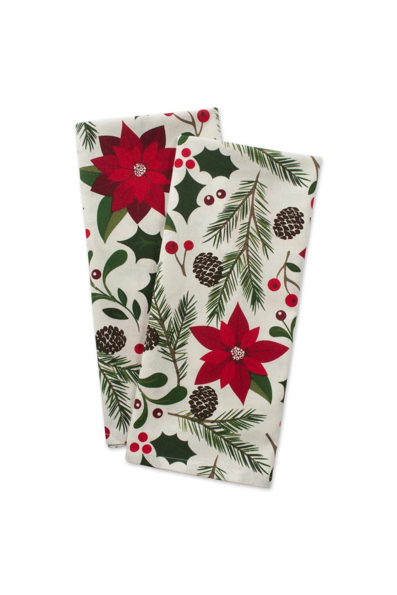 Woodland Christmas Dishtowel Set/2, Alternate, color, Woodland Christmas