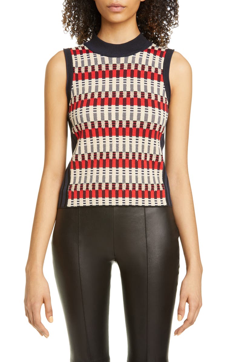 Rosetta Getty Geometric Pattern Textured Shell, Main, color,