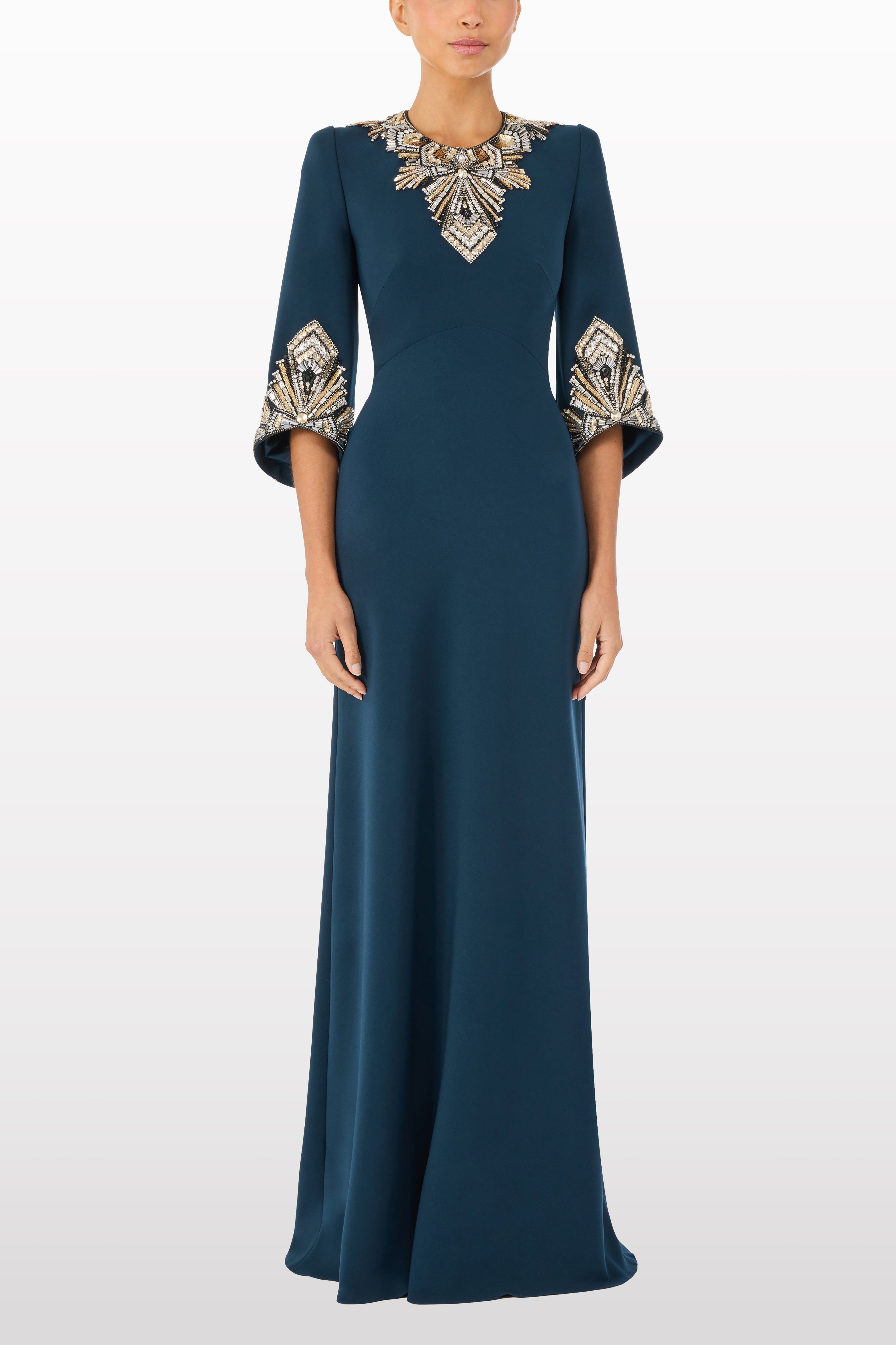Ice Cascade Embellished Dress - image 4