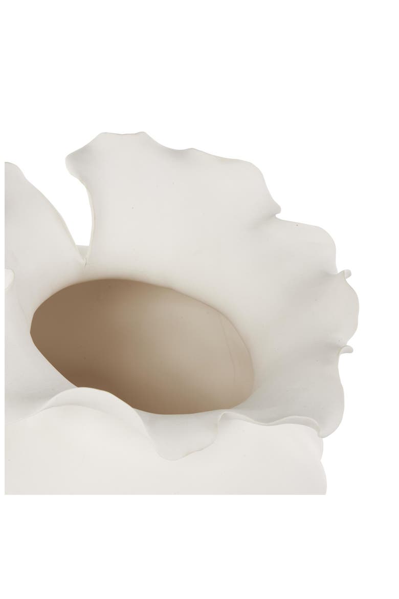Ruffled Ceramic Vase, Alternate, color, NO COLOR