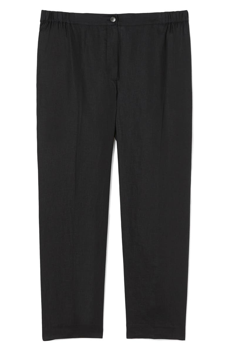 Marina Rinaldi Remo Straight Leg Linen Pants, Alternate, color, 