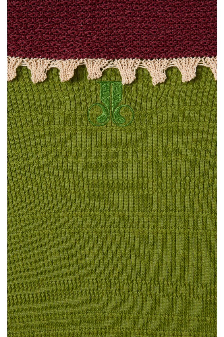 Picket Polo Jumper, Alternate, color, Solid Lime