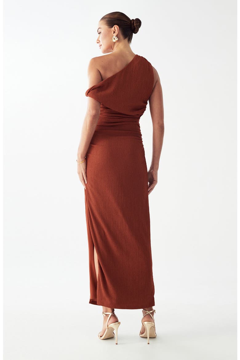 Crest Maxi Dress, Alternate, color, Copper
