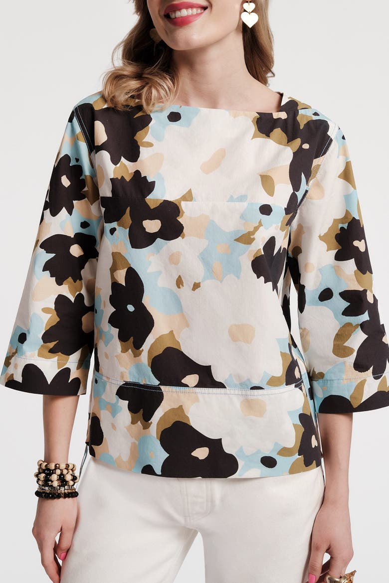 Carly Top Morning Dew, Main, color, Blue/Multi