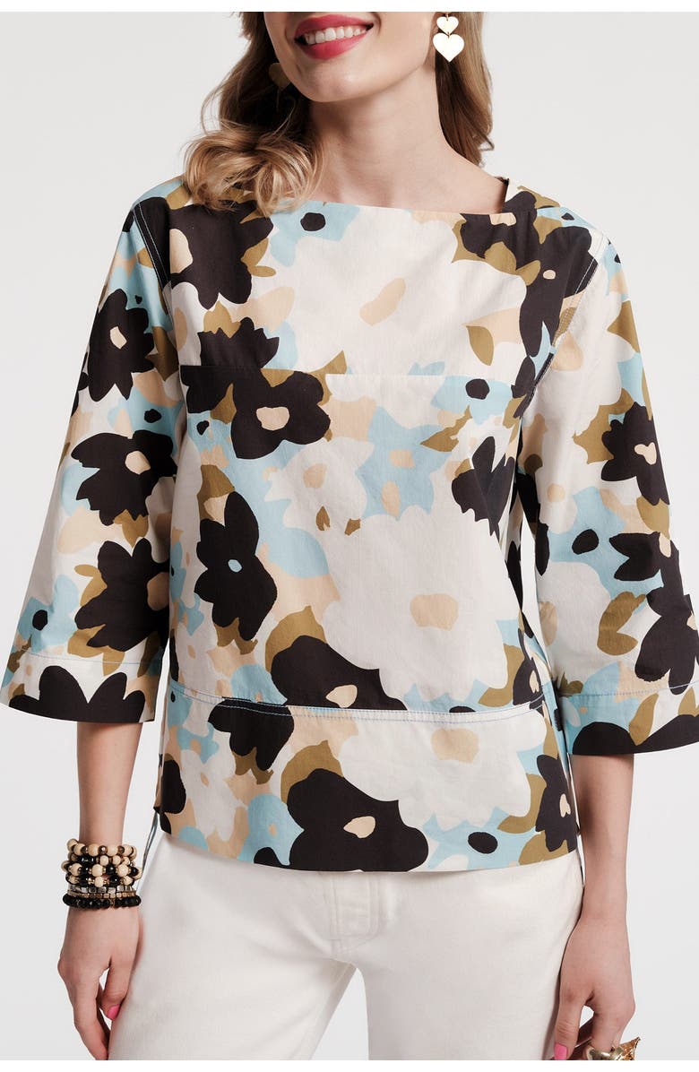 Frances Valentine Carly Top Morning Dew, Main, color, Blue/Multi