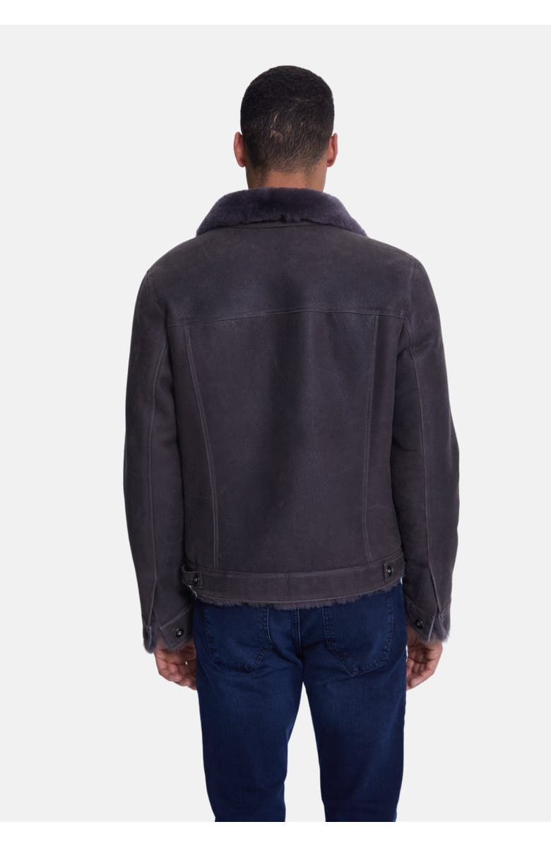 Furniq UK Alfie Suede Jacket, Alternate, color, Dark Grey