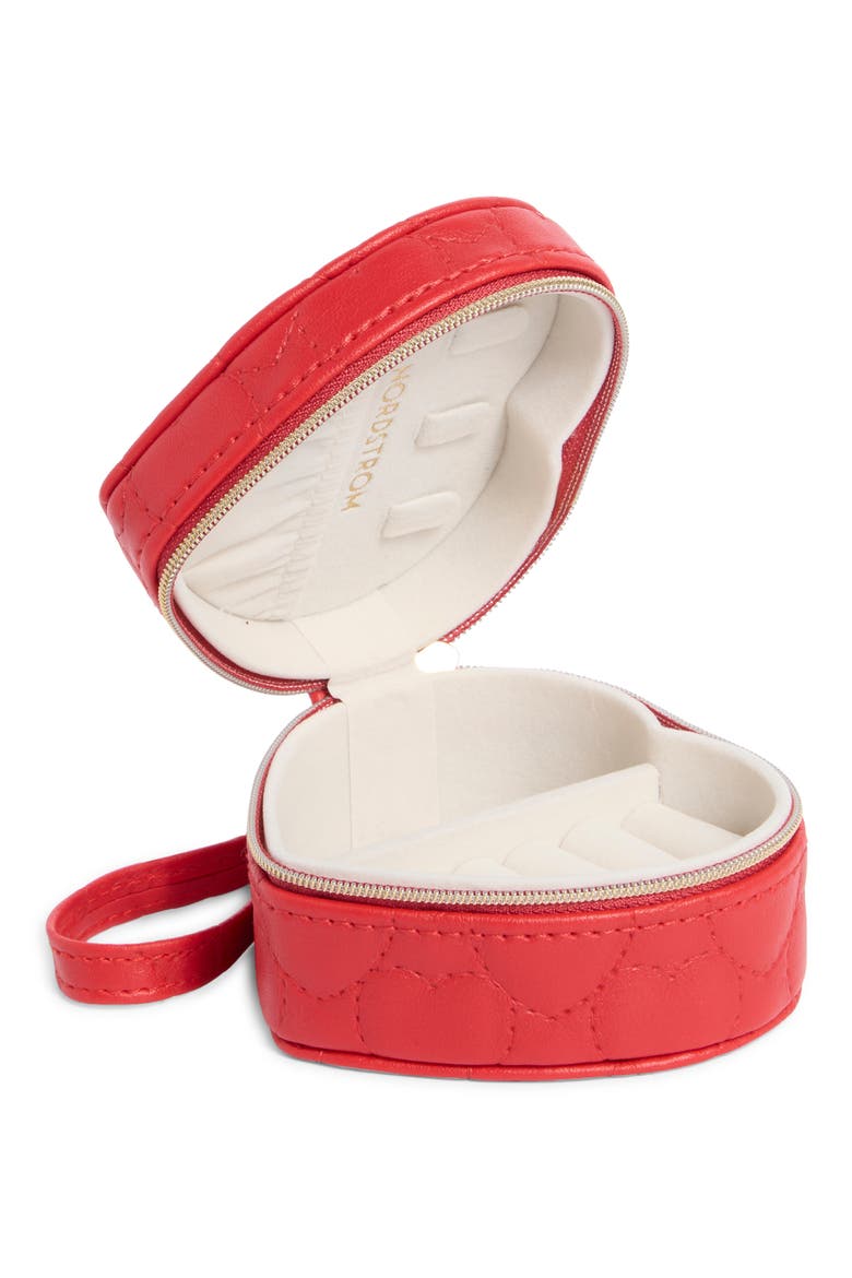 Heart Jewelry Box, Alternate, color, RED- QUILTED HEARTS