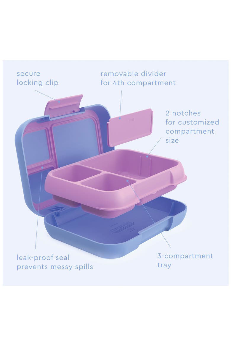 Pop Lunch Box - Coral/Teal, Alternate, color, PINK