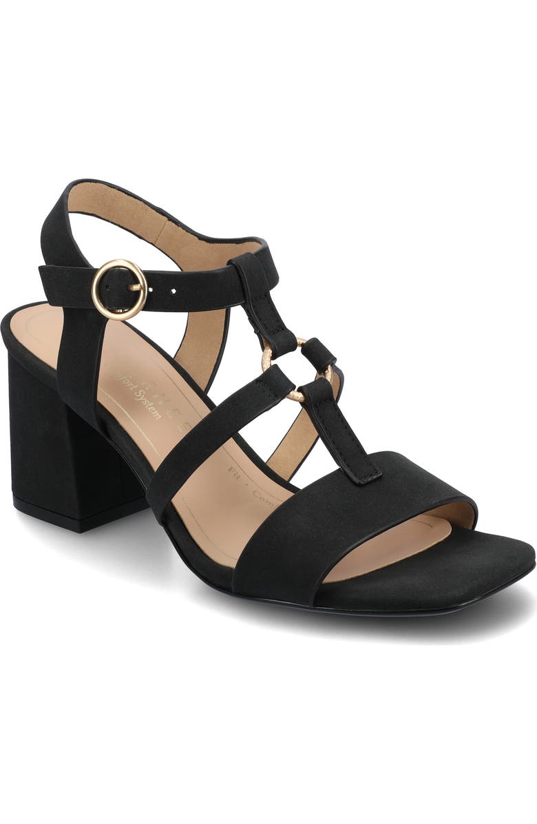 Journee Collection Marci Knotted Strap Loafer - Wide Width Available, Main, color, Black