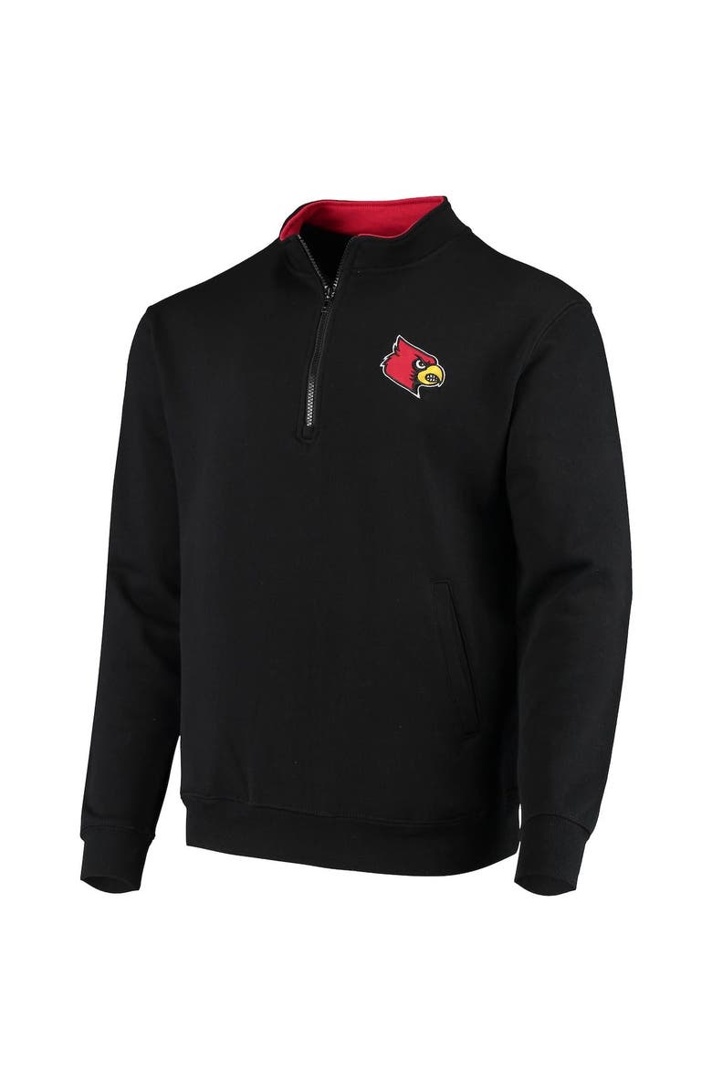 COLOSSEUM Men's Colosseum Black Louisville Cardinals Tortugas Logo Quarter-Zip Jacket, Alternate, color, Black