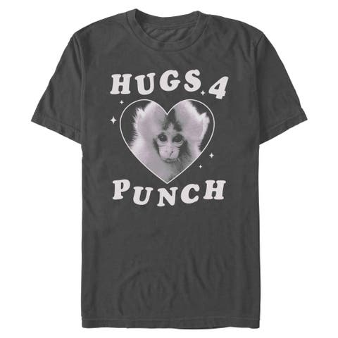 Men's Lost Gods Hugs For Punch Heart  Graphic T-Shirt