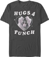 Lost Gods Men's Lost Gods Hugs For Punch Heart Graphic T-Shirt