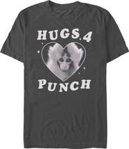 Lost Gods Men's Hugs For Punch Heart Short Sleeve Graphic T-Shirt