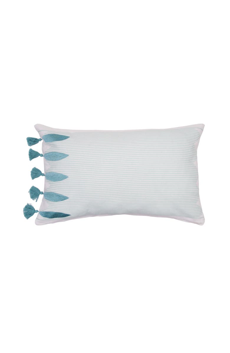 C&F Home Tassel Fish Throw Pillow for Coastal Bedding or Livingroom Décor, Main, color, Blue