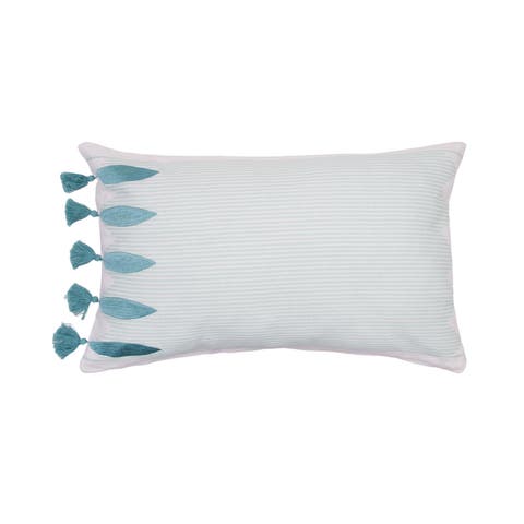 Tassel Fish Throw Pillow for Coastal Bedding or Livingroom Décor