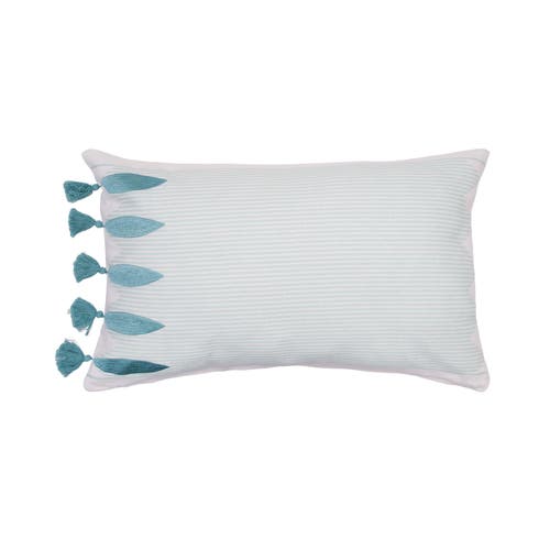 C & F Home C&f Home Tassel Fish Throw Pillow For Coastal Bedding Or Livingroom Décor In Blue