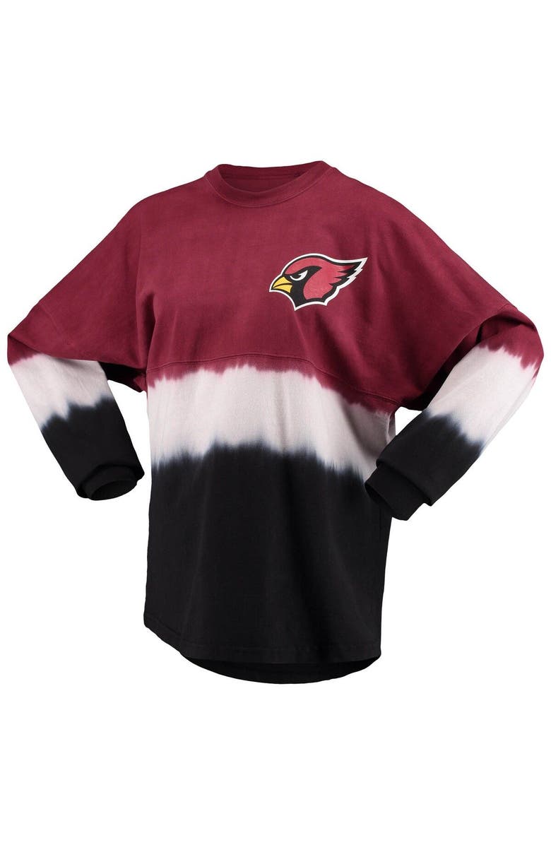 FANATICS Women's Fanatics Branded Cardinal/White Arizona Cardinals Ombre Long Sleeve T-Shirt, Alternate, color, 