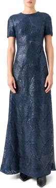 Akris Sea Fan Lace Gown