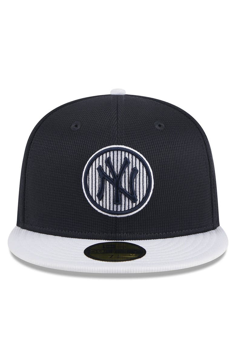 New Era Men's New Era Navy New York Yankees 2024 Batting Practice 59FIFTY Fitted Hat, Alternate, color, Navy