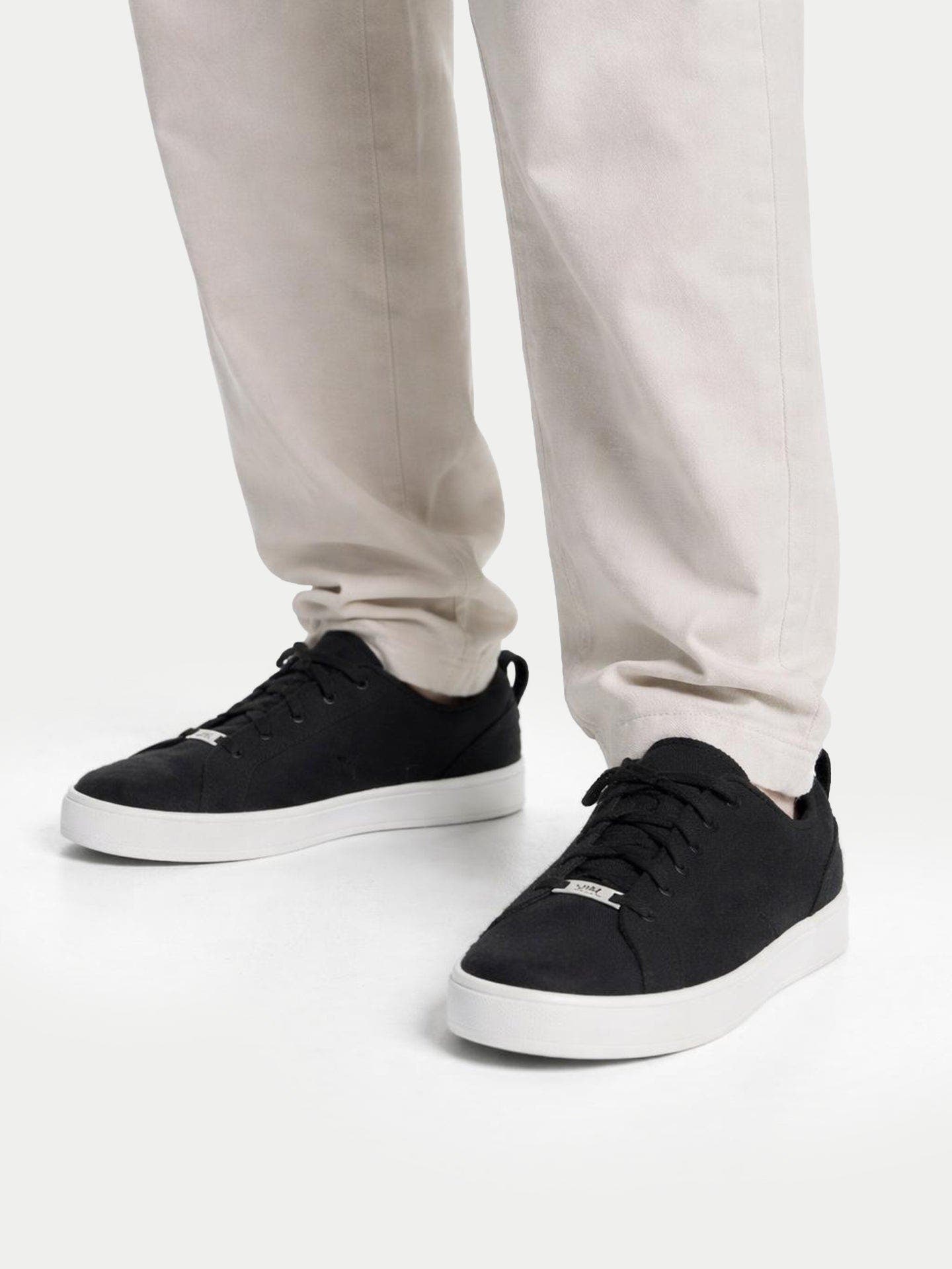GOBI Mongolian Cashmere Cashmere Low Ankle Sneakers, Alternate, color, Black