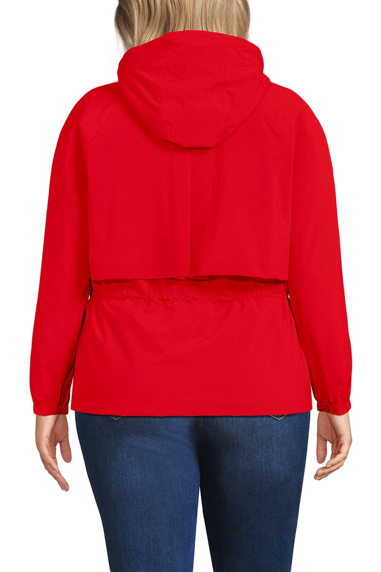 Squall Packable Rain Jacket, Alternate, color, Coral Red