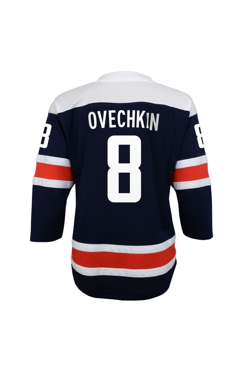 Outerstuff Youth Alexander Ovechkin Navy Washington Capitals 2020/21 Alternate Replica Player Jersey, Alternate, color, Navy