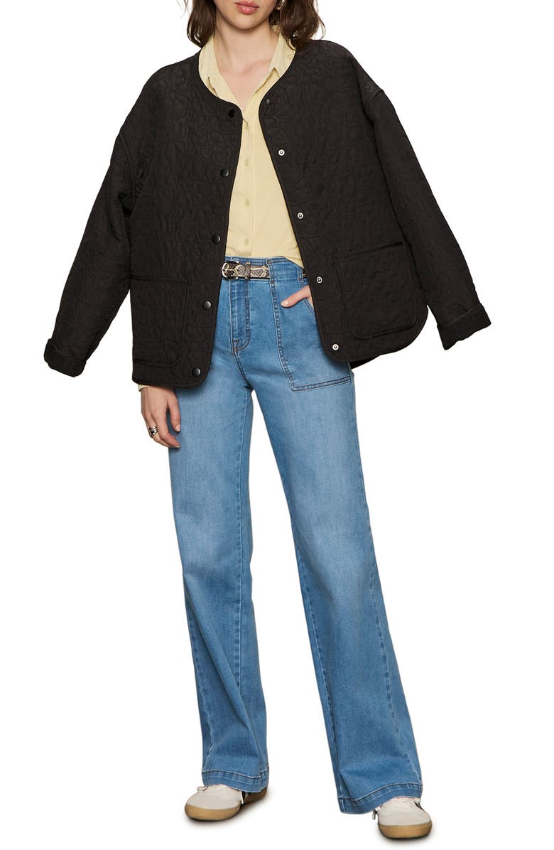 Sanctuary Transit Quilted Liner Jacket, Alternate, color, Black