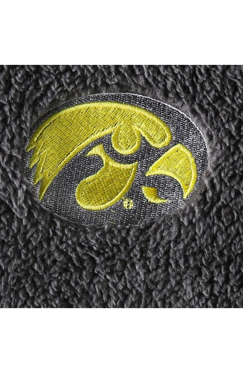 CAMP DAVID Women's Charcoal Iowa Hawkeyes Fluffy Cowl Pullover, Alternate, color,
