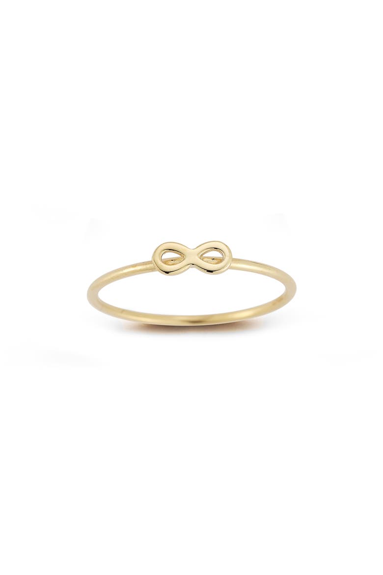 14K Gold Infinity Ring, Main, color, GOLD