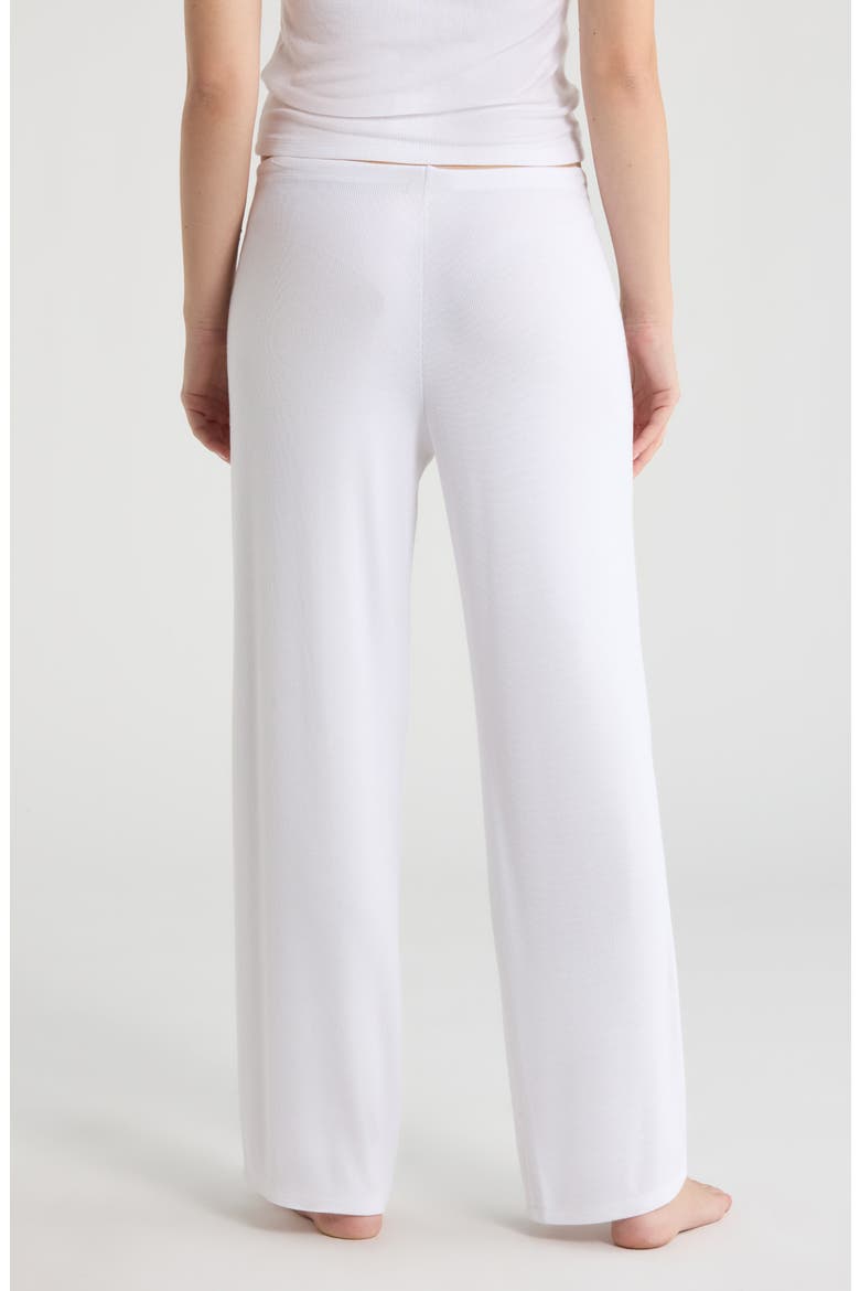 Daydream Rib Lounge Pants, Alternate, color, WHITE