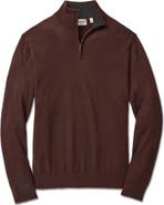 Bonobos Merino Wool Quarter Zip Sweater